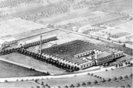 La fabbrica Esperia in attività